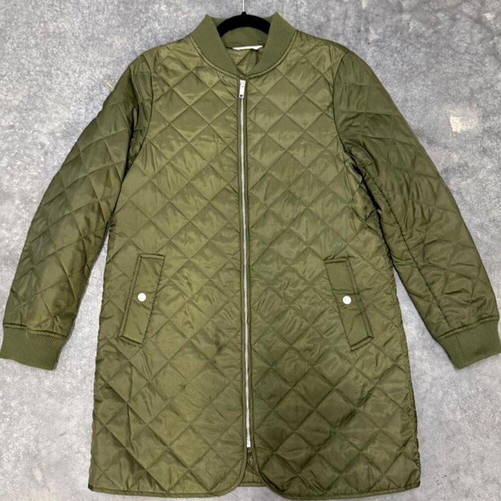 John Lewis Women's Khaki and Green Jacket